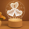 3D Lamp Acrylic USB LED Night Lights - AVINCET