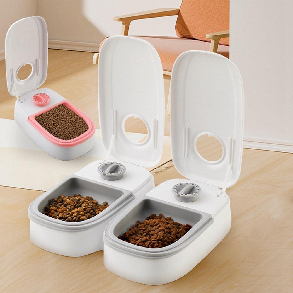 Automatic Pet Feeder Smart Food Dispenser For Cats Dogs Timer Stainless Steel Bowl Auto Dog Cat Pet Feeding Pets Supplies - AVINCET