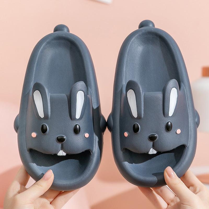 Cute Rabbit Slippers For Kids Women Summer Home Shoes Bathroom Slippers - AVINCET