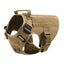 Military Tactical Dog Harness German Shepherd Adjustable Pet Dog Back - AVINCET