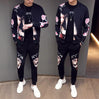 New Jacket Pants Men Tracksuit Moda Hombre Fashion Printing Men's Set Spring - AVINCET