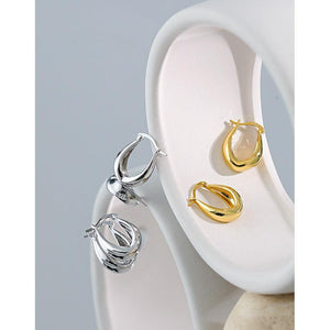 Personalized S925 Sterling Silver For Women Silver Earrings - AVINCET