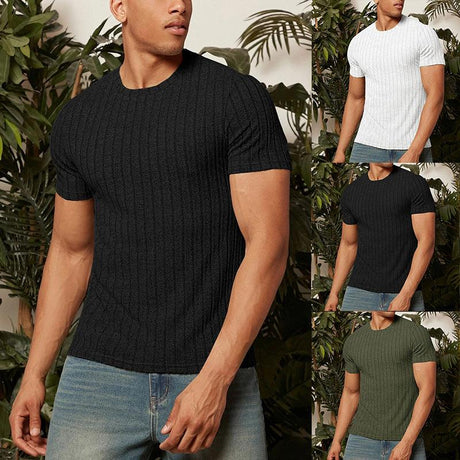 Summer Original Collar T-shirt Summer Mens Clothing - AVINCET