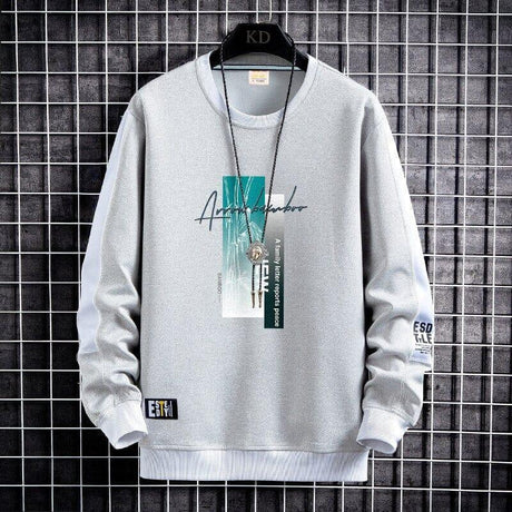 2023 Hip Hop Casual Sweatshirts Harajuku Patchwork Hoodies for Men Clothing Pullover Korean Fashion Streetwear Sweatshirt 4022 - AVINCET