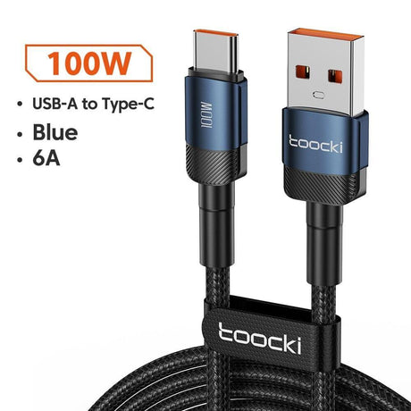 7A USB Type C Cable For Huawei Honor 100W/66W Fast Charging Charger USB C Data Cord Cable For Xiaomi Poco Oneplus Samsung - AVINCET