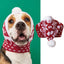 Christmas New Atmosphere Love Snowflake Elk Printing Knitted Warm Pet Dog Cat Fur Ball Hat - AVINCET