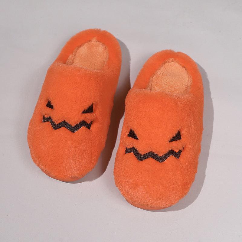 Cute Halloween Pumpkin Slippers - AVINCET
