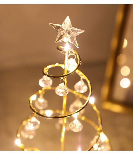 Gold Silver LED Christmas String Light Night Light - AVINCET