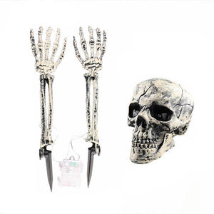 Halloween Decorative LED Light-emitting Ghost Hand Skull - AVINCET