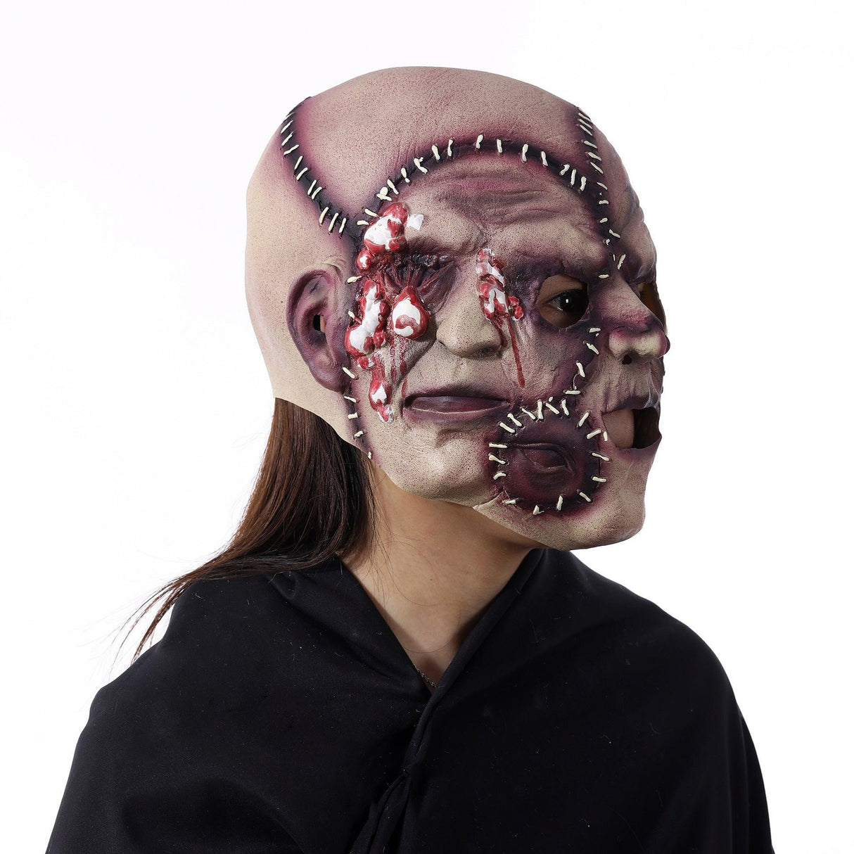 Halloween Three-sided Grimace Horror Mask - AVINCET