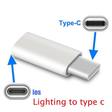 Lightning ios to Type C Adapter Charging Adapter for Samsung SONY Huawei Xiaomi OPPO Vivo LG Oneplus Phones for iPhone - AVINCET