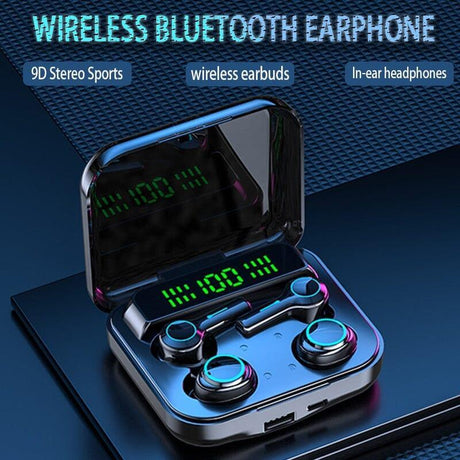 M21 TWS Bluetooth Headphones With Microphone Couple Wireless Earphone 9D Stereo Sports Waterproof Four Earbuds Headsets PK M22 - AVINCET