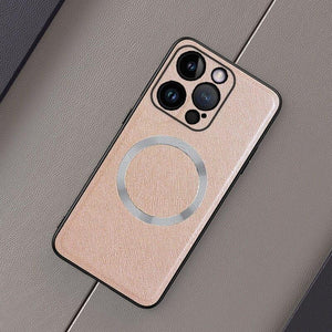 Magnetic For Magsafe Leather Case For iPhone 14 Pro Max Coque iPhone 14pro 13 12 Pro Max 11 Luxury Shockproof Bumper Soft Cover - AVINCET