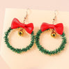New Christmas Tree Earrings Felt Earrings - AVINCET