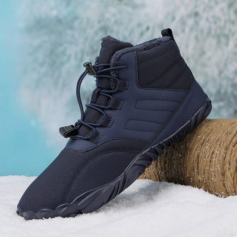 Outdoor Sports Cotton Shoes For Men And Women Winter Warm Slip-on Boots Wear-resistant Anti-ski Thickened Shoes Couple - AVINCET
