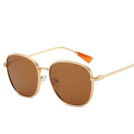 Personalized Sunglasses Fashion Metal Thick Edge Carved Sunglasses - AVINCET