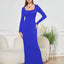 Two-in-one With Lining Double-layer Belly Contracting Hip Lifting Long Sleeve Narrow Dress - AVINCET