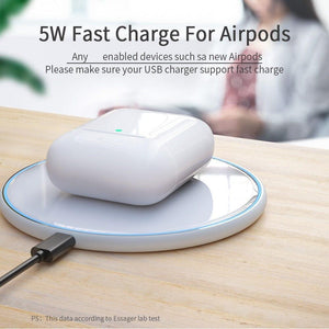 Wireless Charger Pad 30W Fast Charging for Samsung S23 S22 S21 S20 iPhone 15 14 13 12 11 XR XS 8 Airpods Pro Quick Charge - AVINCET
