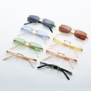 Women's Fashion New Kajia Rimless Sunglasses - AVINCET